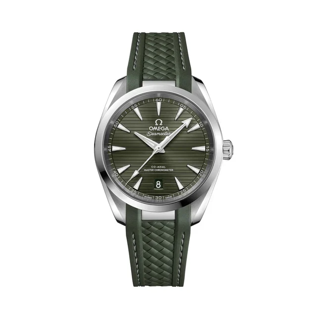 OMEGA Seamaster Aqua Terra 150M 38 mm - Green on Strap O22012382010001 kol saati
