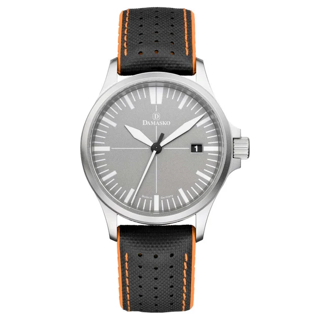 Damasko Swiss DS30 Automatic Watch with a 39mm Bead-Blasted Submarine Steel Case #DS30-Gre