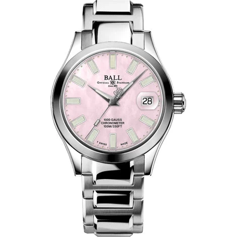 Ball Engineer III Marvelight Chronometer 36mm Pink Dial NL9616C-S1C-PK kol saati