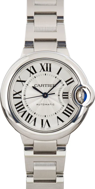 Cartier Ballon Bleu de Ref WSBB0044 Silver Roman Dial kol saati
