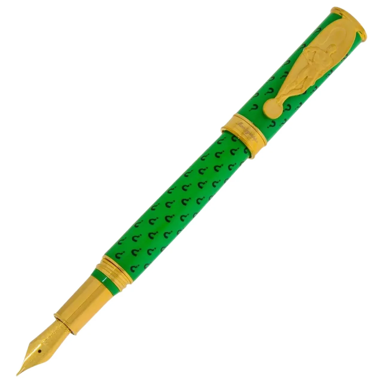 Montegrappa Comics Heroes and Villains Riddler Pen ISDCR2YG kol saati