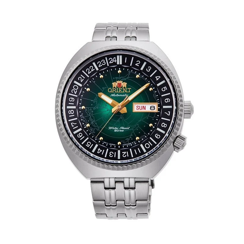 Orient World Map ORRA-AA0E02E39B 44 mm kol saati