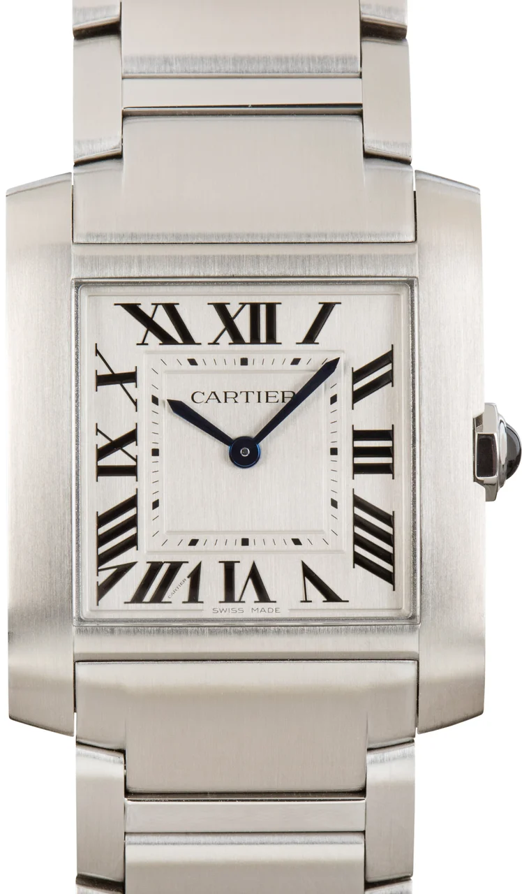 Cartier Tank Francaise WSTA0105 Medium Stainless Steel 32 mm kol saati