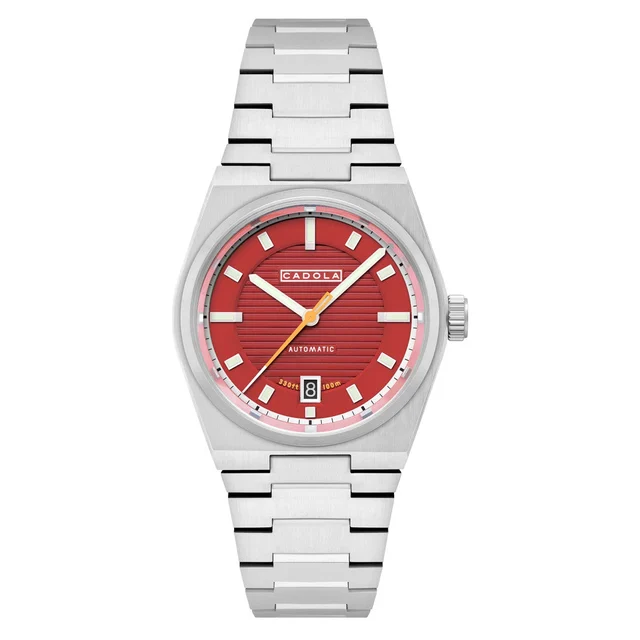 Cadola Lydden Hill Automatic Bumper Red Dial #CD-1056-44 kol saati