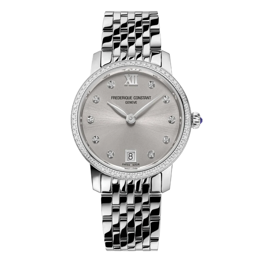 Frederique Constant Slimline FC-220LBD1SD26B 30 mm kol saati