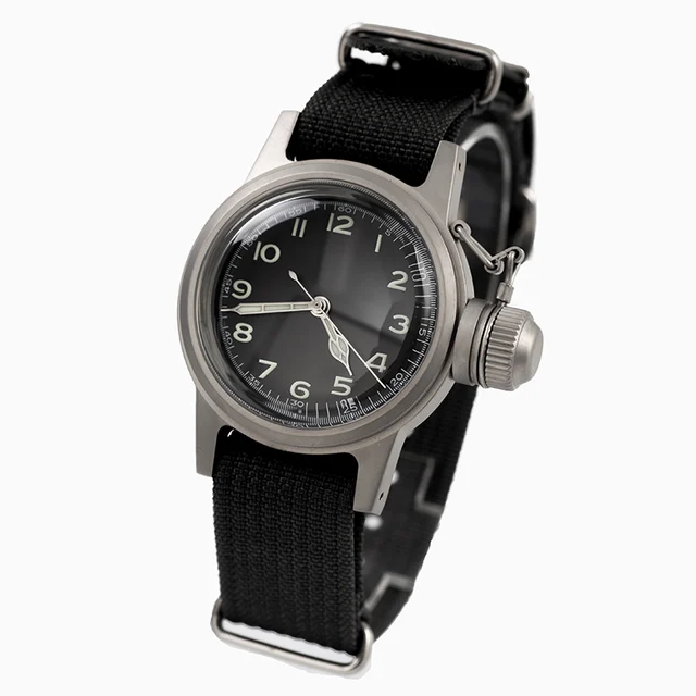 THORN Sterile 36mm Automatic Retro Military Watch 西溜蛙人军表-普通壳-525 kol saati