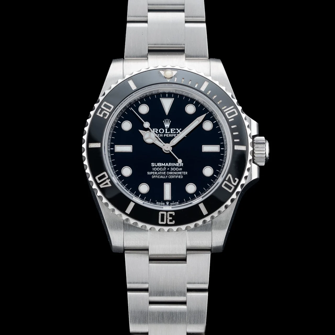 Rolex Submariner Black Dial 124060-0001 210009N41730 41 mm kol saati