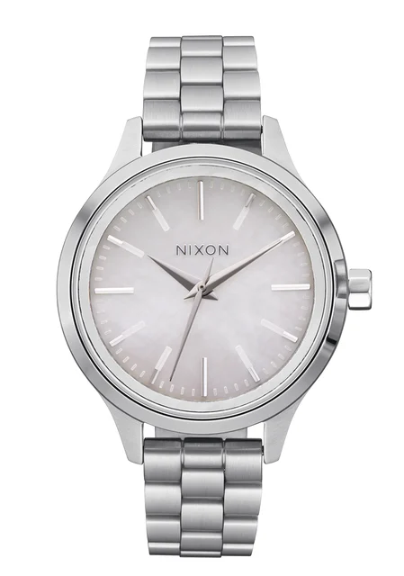 Nixon US Optimist - Silver / Mother of Pearl A1342-5088-00 kol saati