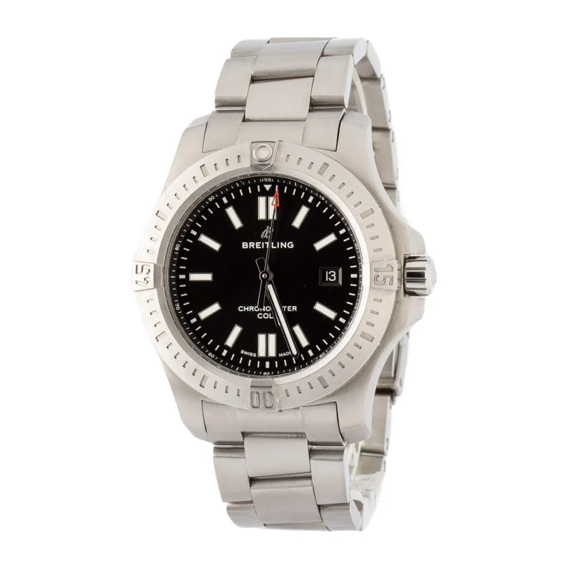 Breitling Colt Automatic A17388 Black Dial 44 mm kol saati