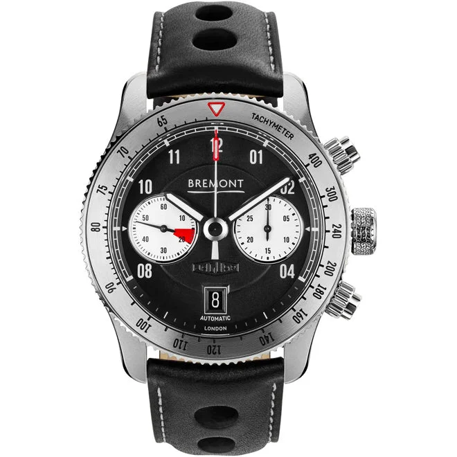 Bremont Jaguar C-Type Chronograph 70th Anniversary C-TYPE-SS-BK-R-S 43 mm kol saati