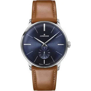 Junghans Meister Hand Wound Blue Dial 027/3504.02 kol saati