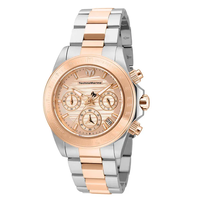 Invicta TechnoMarine Manta Ray Watch - 38mm, Steel, Rose Gold (TM-219016) kol saati