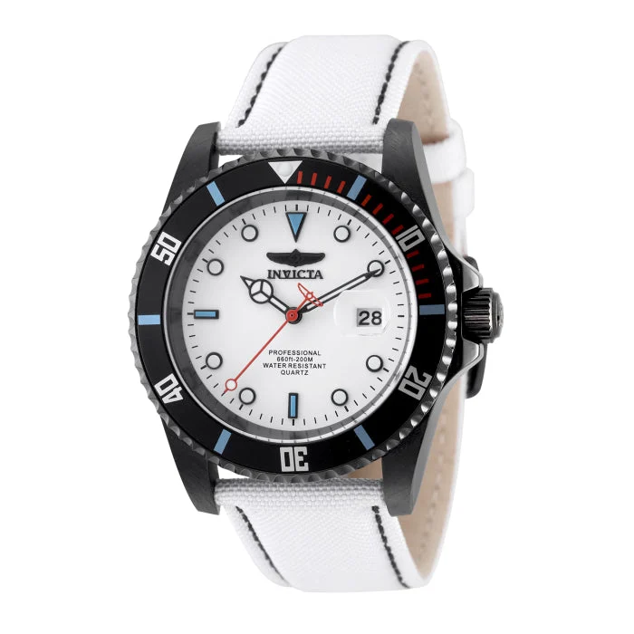 Invicta Pro Diver Exovian Watch - 42mm. White (50535) 42 mm kol saati