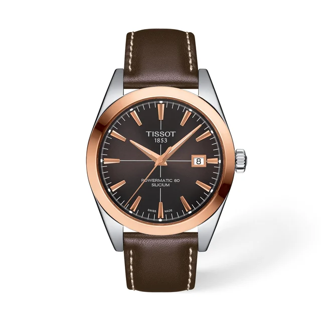 Tissot Gentleman Gold bezel 40mm T9274074629100 kol saati