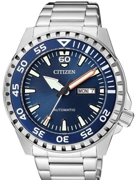 Citizen Automatic Sport Watch with Stainless Steel Bracelet #NH8389-81L 46 mm kol saati