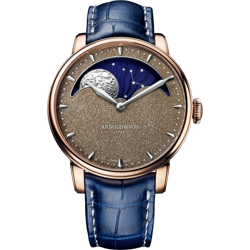 Arnold & Son Perpetual Moon Obsidian Dial 1GLAR.Z01A.C15 210000013629 42 mm kol saati