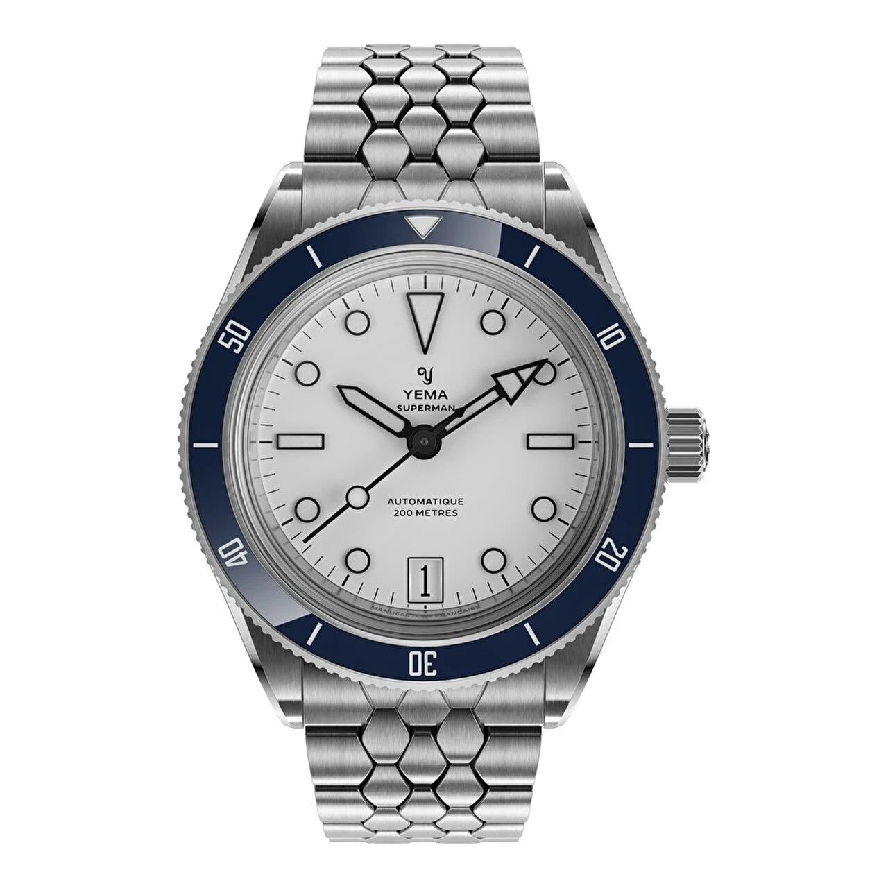 Yema Superman Dato 12.25.11.57.SN.M2 39 mm kol saati