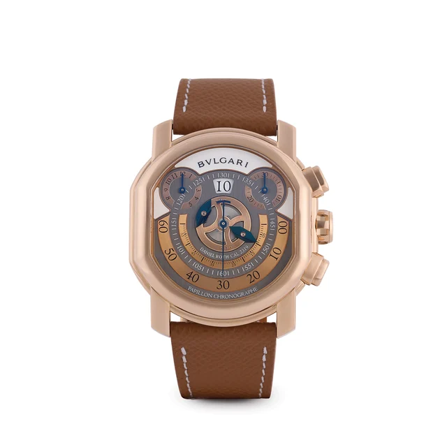 Daniel Roth DANIEL ROTH, REF. 319.Z.50, PAPILLON CHRONOGRAPHE, 18K PINK GOLD kol saati
