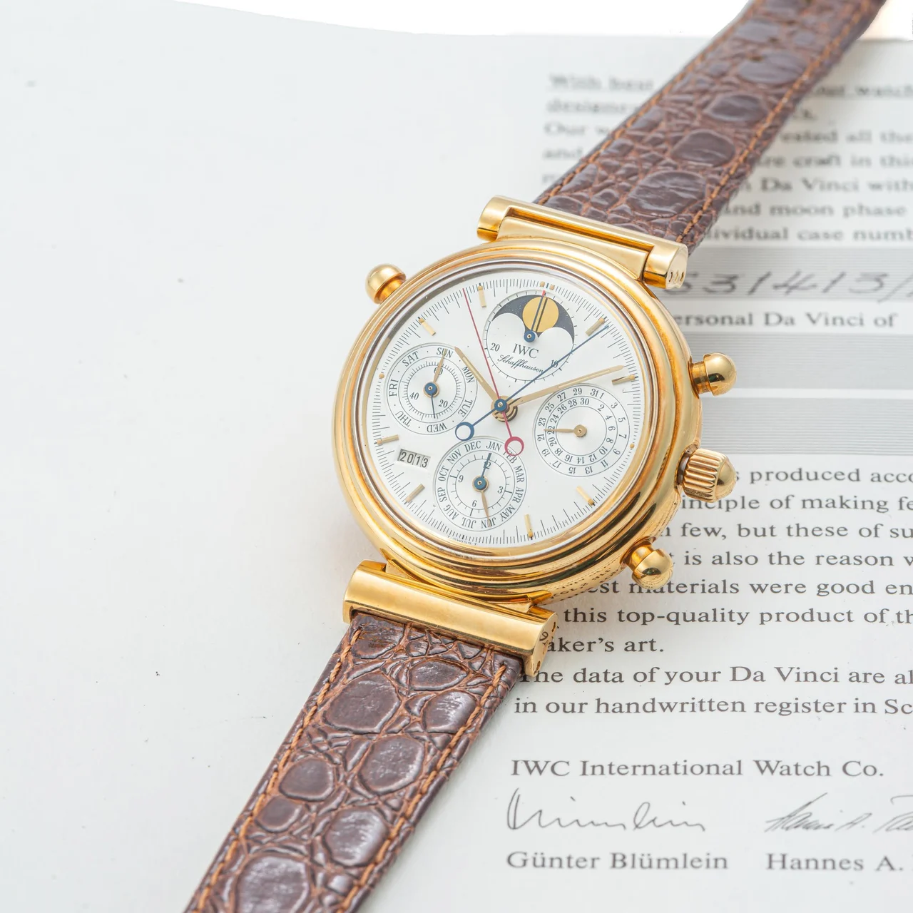 IWC IWC, REF. IW 3751, DA VINCI kol saati
