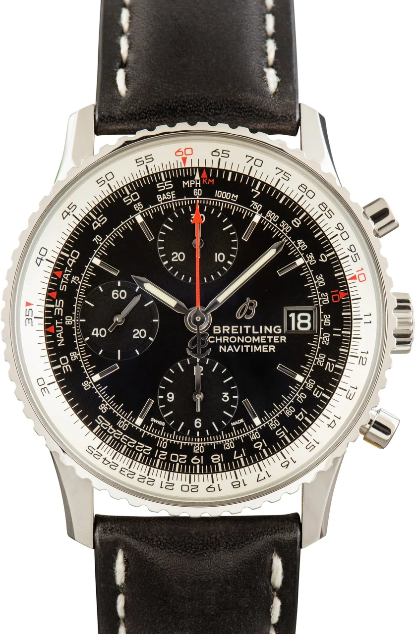 Breitling Navitimer Chronograph 41 Black Index Dial A13324121B1X1 41 mm kol saati