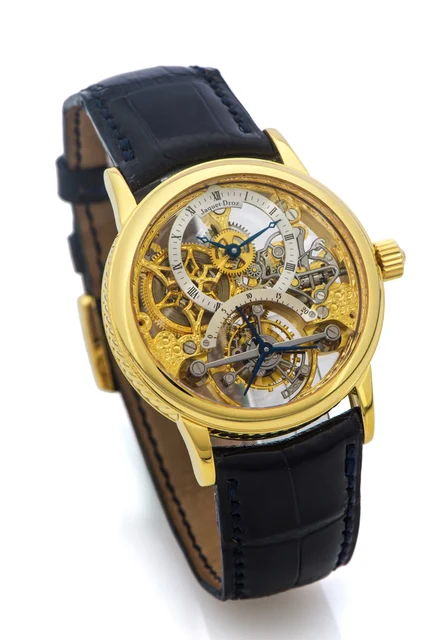 Jaquet Droz Skeleton Tourbillon JAQUET DROZ SKELETON TOURBILLON REF. 4110 YELLOW GOLD kol 