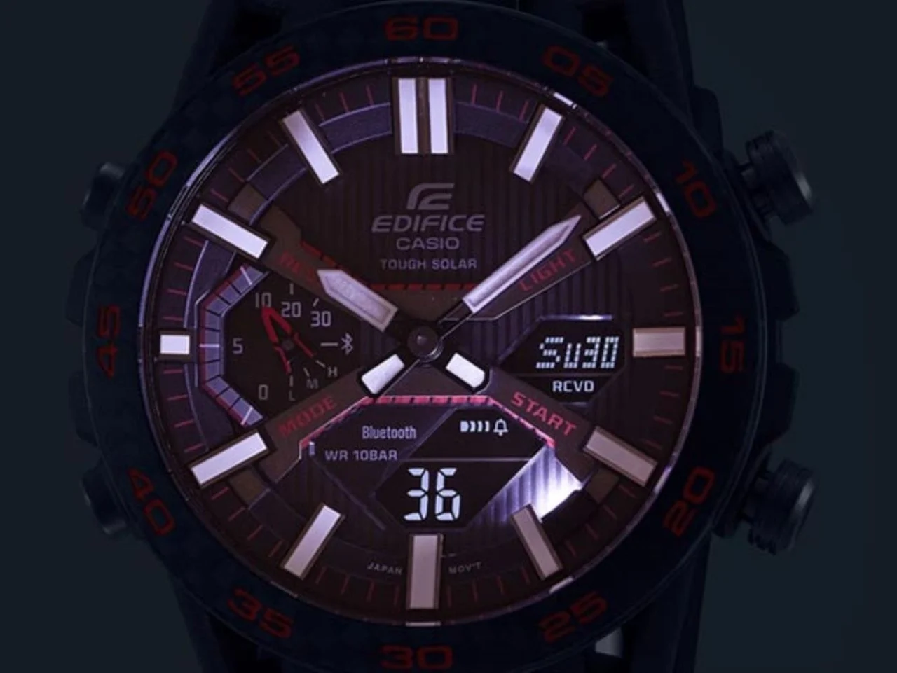 Casio Edifice Güneş Enerji̇li̇ ECB-2000PB-1ADF 51 mm kol saati