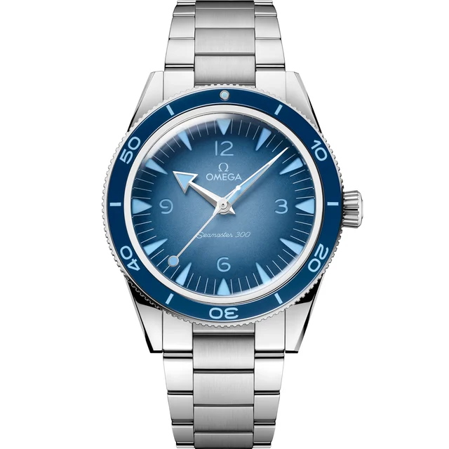 OMEGA Seamaster 300 (Summer Blue) 234.30.41.21.03.002 kol saati