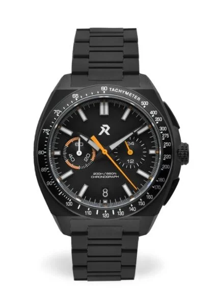 RZE VALOUR BLACK GT TITANIUM WATCH with Bracelet 40 mm kol saati