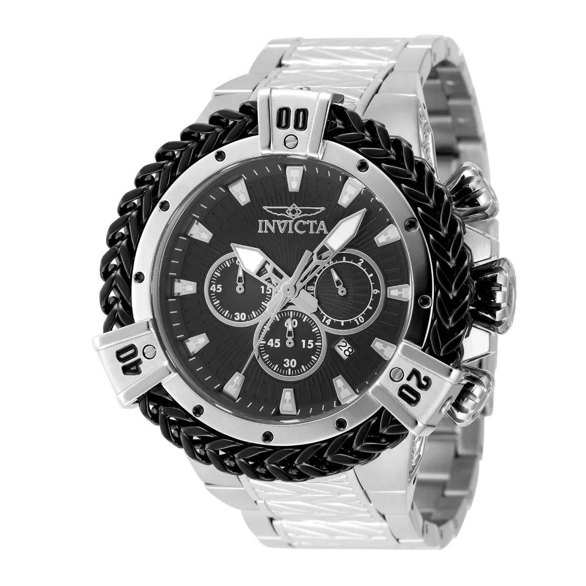 Invicta Bolt Herc Watch - 54mm. Steel (48160) kol saati