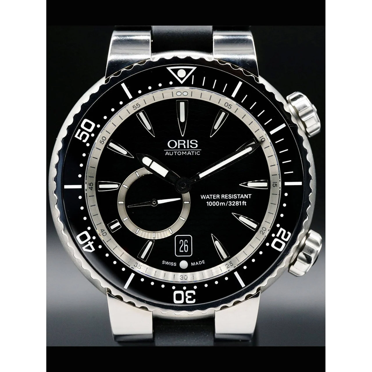Oris Divers Titan "C" Small Second 01 743 7638 7454-07 4 24 34TE13 210000027659 47 mm kol saati