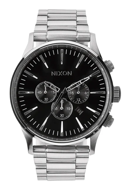 Nixon US Sentry Chrono - Black A1390-000-00 kol saati