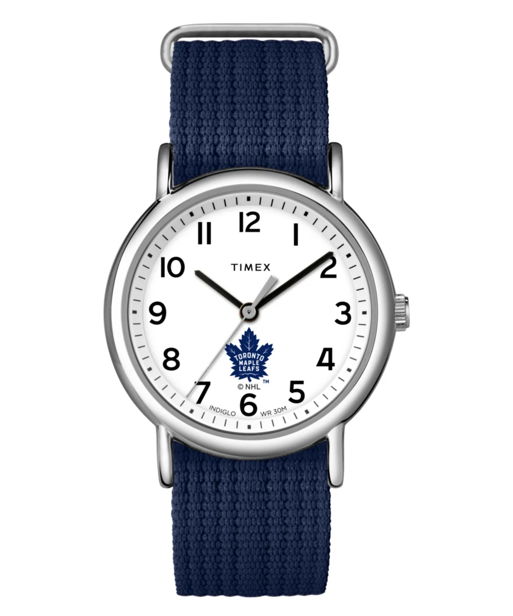 Timex Weekender Navy Blue Toronto Maple Leafs TWZHMAPM2 38 mm kol saati