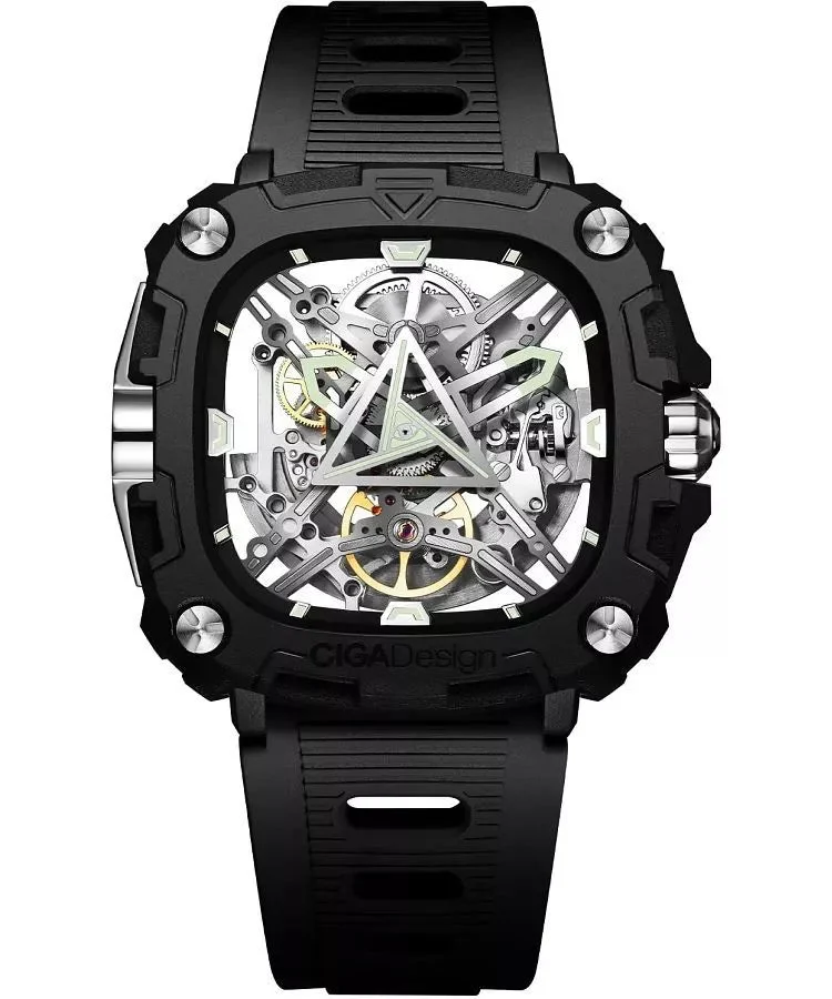 CIGA Design Eye of Horus X051-BS01-W5B 48 mm kol saati