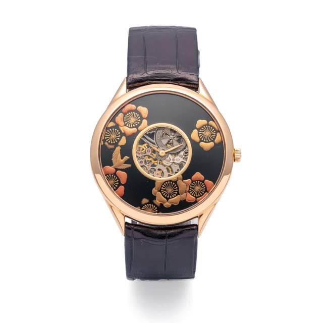 Vacheron Constantin VACHERON CONSTANTIN, REF. 33222, METIERS D'ART, PINK GOLD AND ENAMEL k