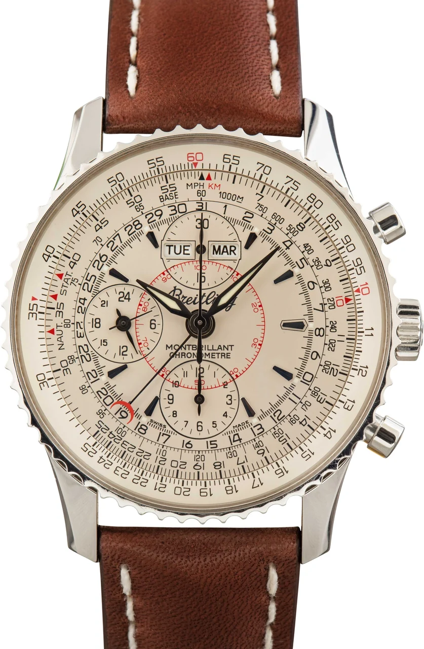 Breitling Montbrillant Datora Stainless Steel A2133012/G518 43 mm kol saati