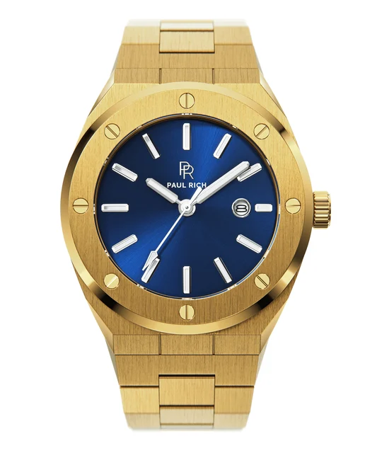 Paul Rich PR68GoldBlueSteel kol saati