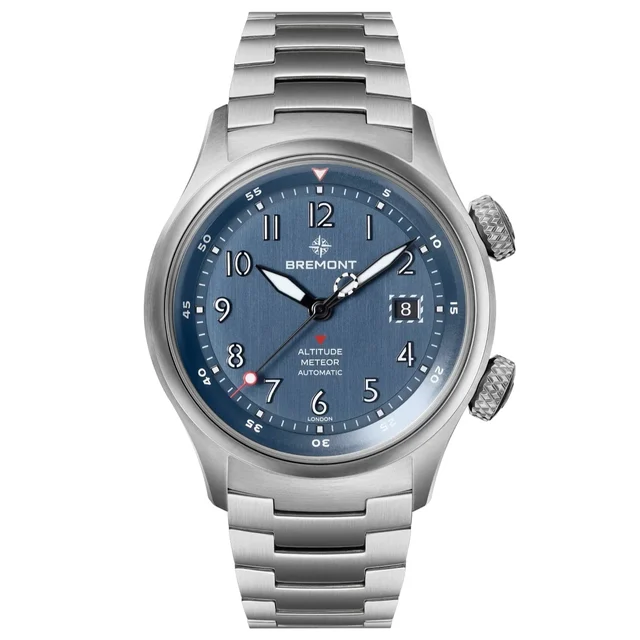 Bremont Altitude MB Meteor Blue Dial Blue Barrel On Bracelet ALT42-MT-TI-BLBL-B kol saati