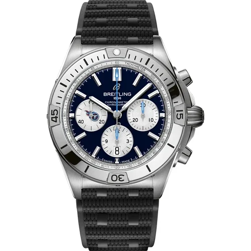 Breitling Chronomat B01 42 NFL Tennessee Titans Edition AB01342B1C6S1 kol saati