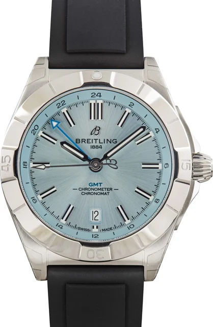 Breitling Chronomat Automatic GMT 40 Ice Blue Dial P32398101C1S1 kol saati