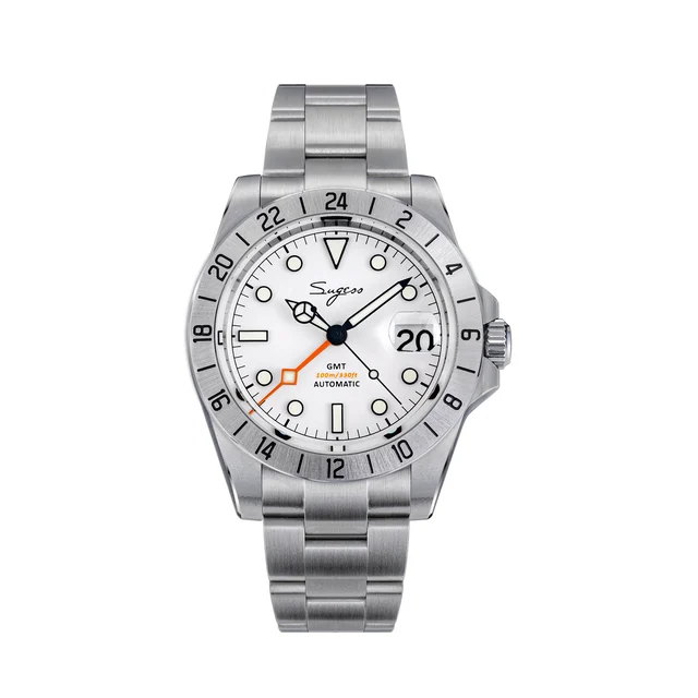 Sugess Heritage S463 BB GMT White Dial kol saati