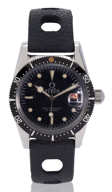 Titus TITUS,REF. 5913, CLAYPSOMATIC, STEEL kol saati