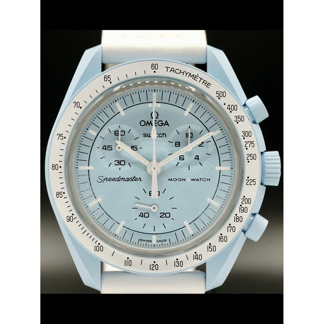 OMEGA Swatch X Speedmaster MoonSwatch Mission to Uranus 210000028147 kol saati