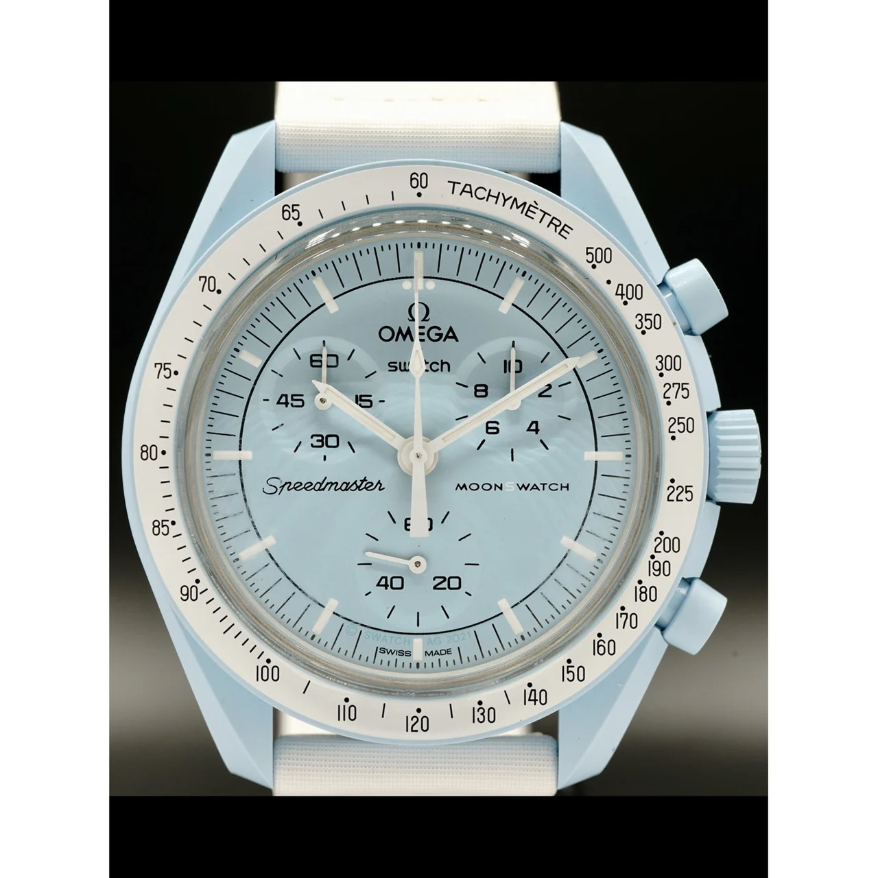 OMEGA Swatch X Speedmaster MoonSwatch Mission to Uranus 210000028147 kol saati