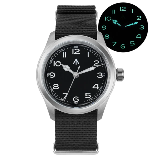 Tactical Frog Tactical Frog ML08复古黑 黄字 蛇形针 黑黄色尼龙带-210 kol saati