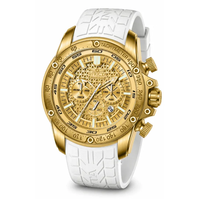 Invicta Speedway Tarmax GTR Watch - 52mm. White (50316) kol saati