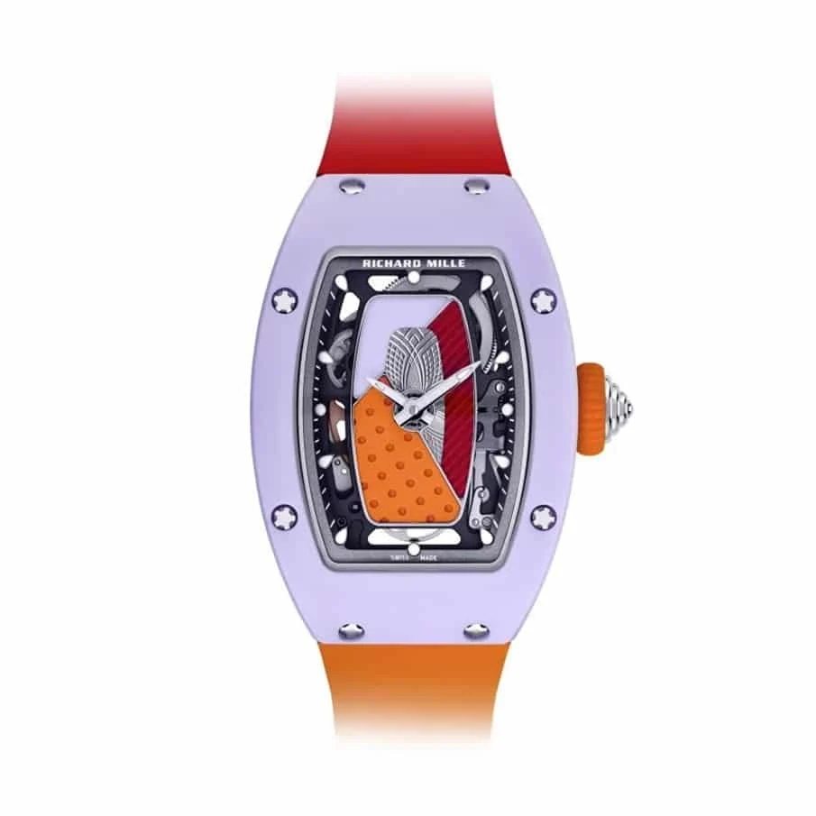 Richard Mille Automatic Coloured Ceramics Pastel Lavender RM 45 mm kol saati
