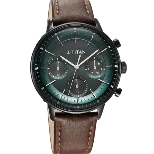 Titan Light Leathers 90171NL01 42 mm kol saati