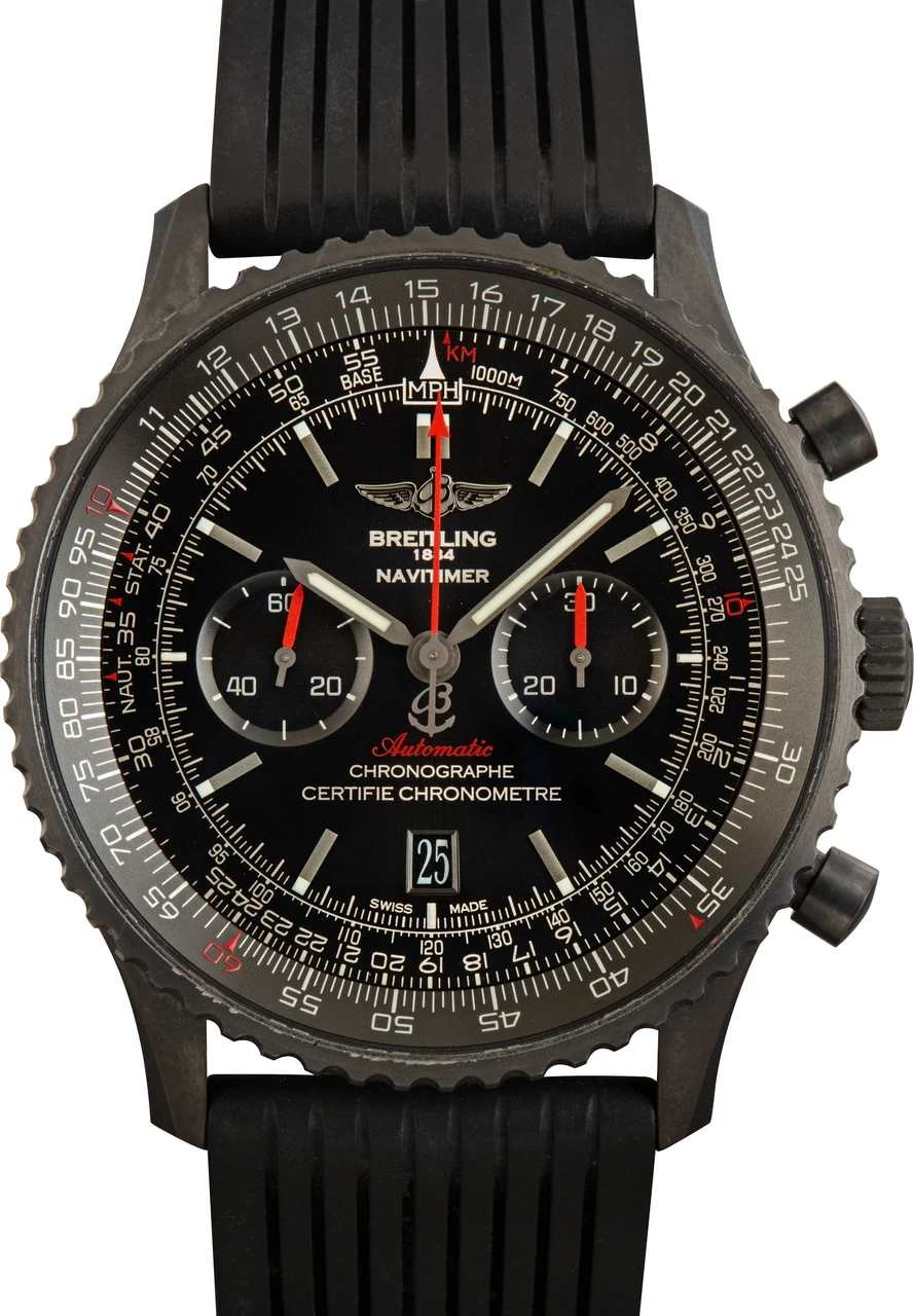 Breitling Navitimer 01 46 Blacksteel MB012822/BE51 46 mm kol saati