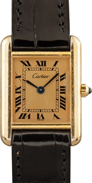 Cartier Tank Champagne Roman Dial 84918743 kol saati