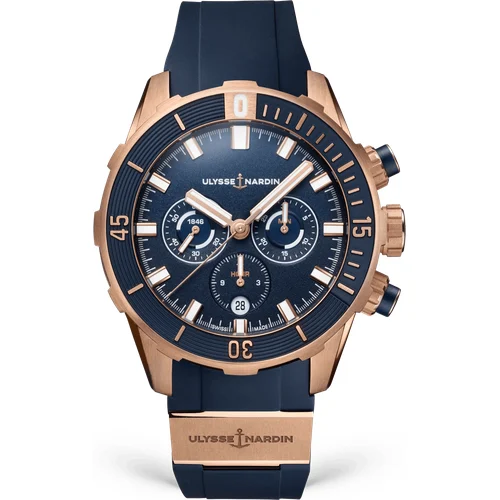 Ulysse Nardin Diver Chronograph 1502-170-3/93 44 mm kol saati